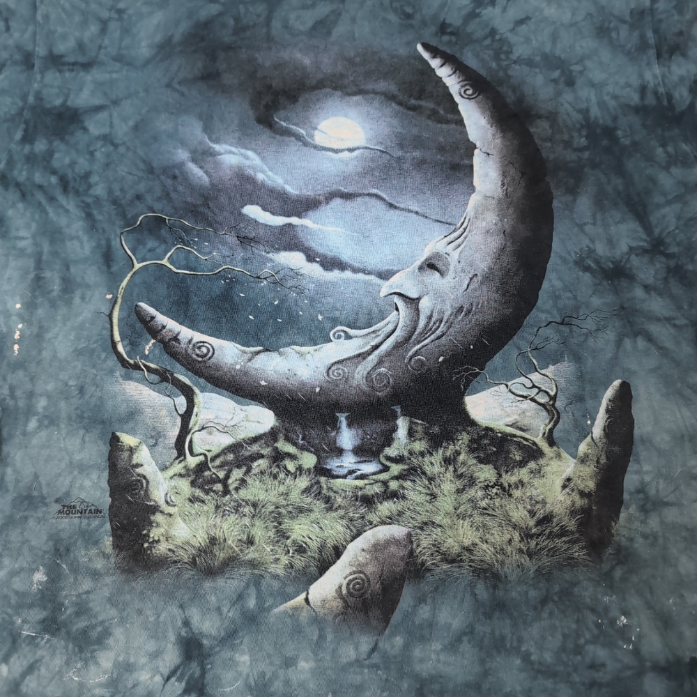 The Mountain Luna Lullaby Moon Tie Dye T Shirt